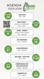 Calendrier ALMIN 2023-2024